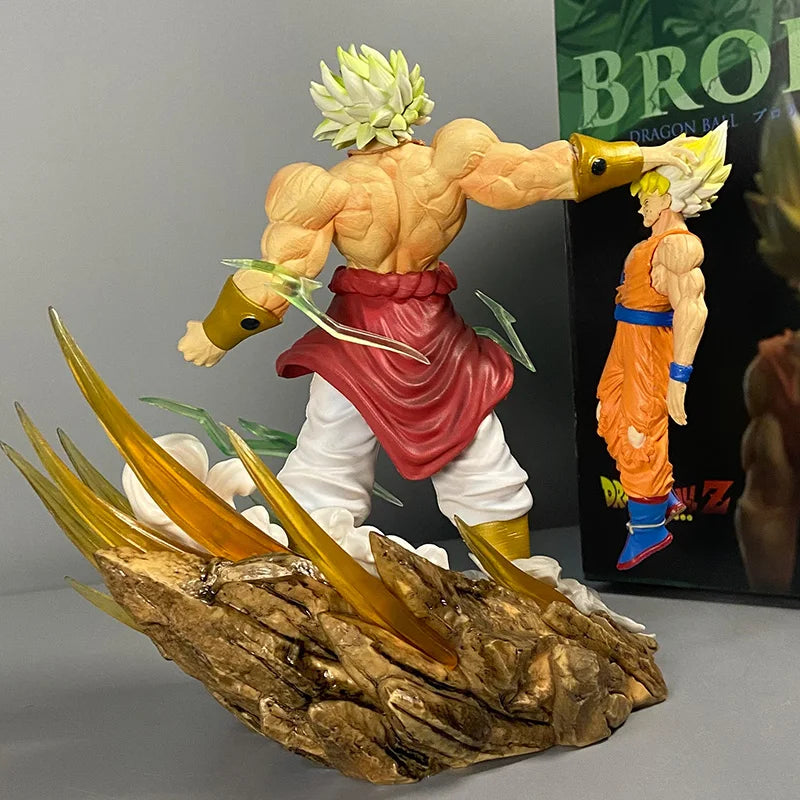 Estatua de Dragon Ball Showdown: la ira de Broly contra el poder de Goku