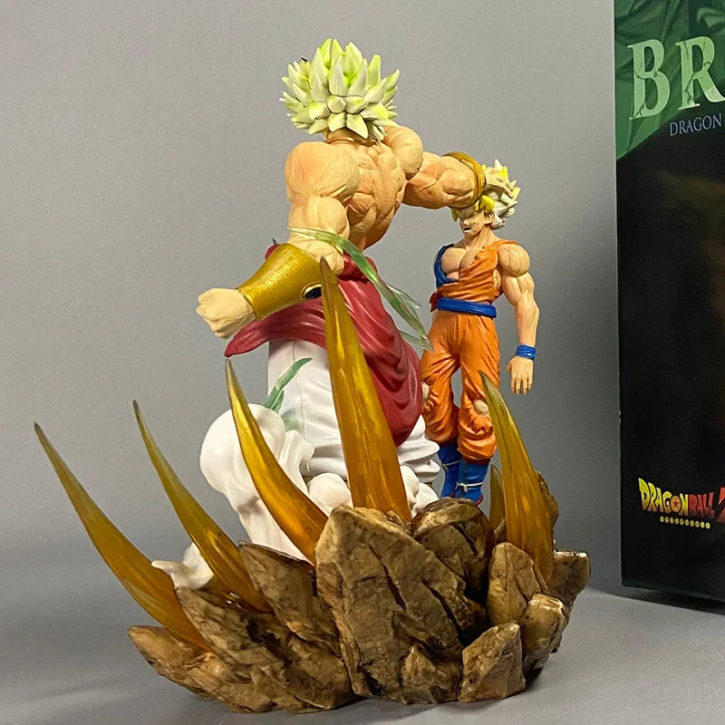 Estatua de Dragon Ball Showdown: la ira de Broly contra el poder de Goku