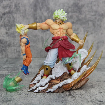 Estatua de Dragon Ball Showdown: la ira de Broly contra el poder de Goku