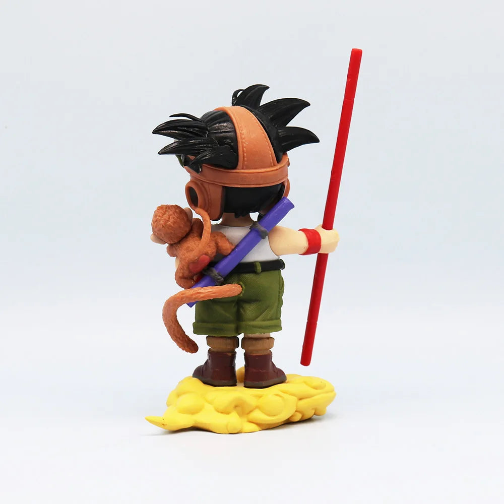 Figura del dúo legendario Goku y Monkey Kid